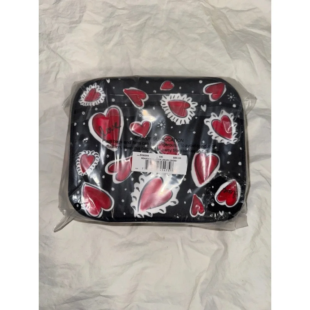 Brighton new in package- Hearts A Flutter Travel Jewelry Case